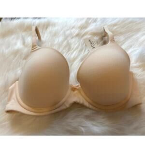 Soma Embraceable NWT nude beige underwire perfect coverage bra 32D
